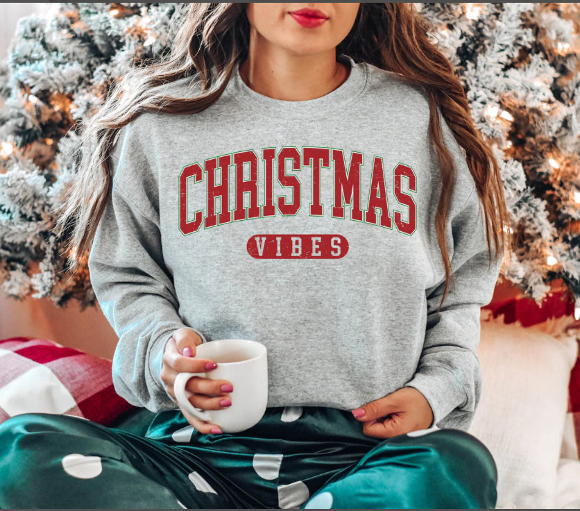 Festive Christmas Vibes Sweatshirt