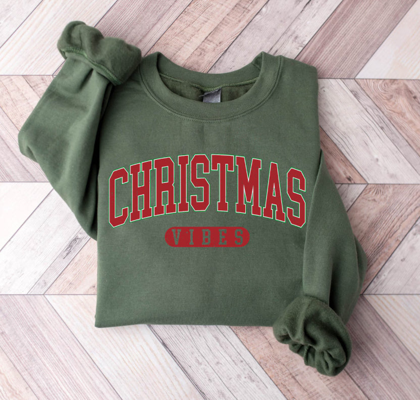 Festive Christmas Vibes Sweatshirt