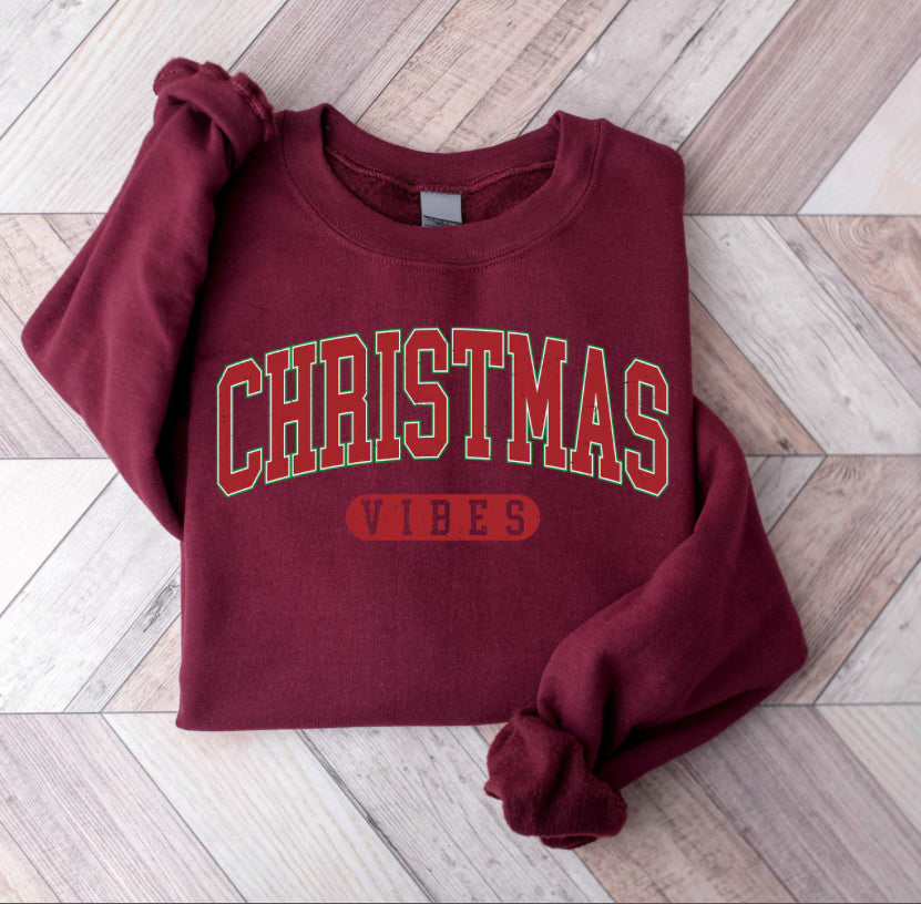 Festive Christmas Vibes Sweatshirt
