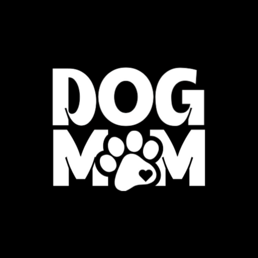 DOG MOM - Car Decal (5x5 in.)