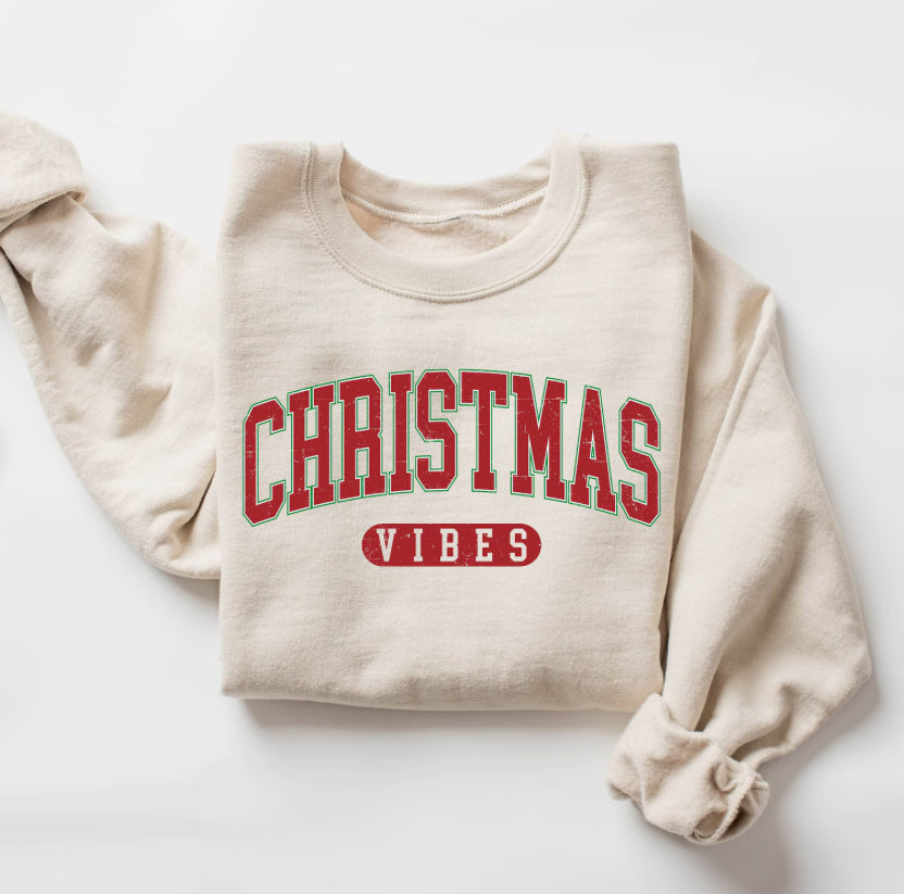 Festive Christmas Vibes Sweatshirt