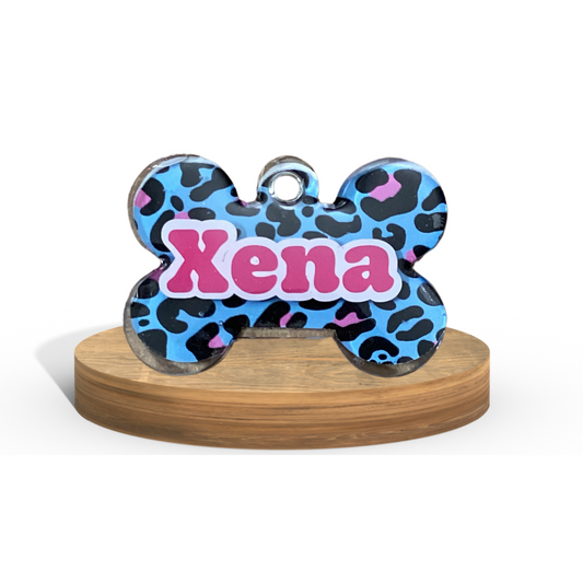 Retro Cheetah - Pet Tag