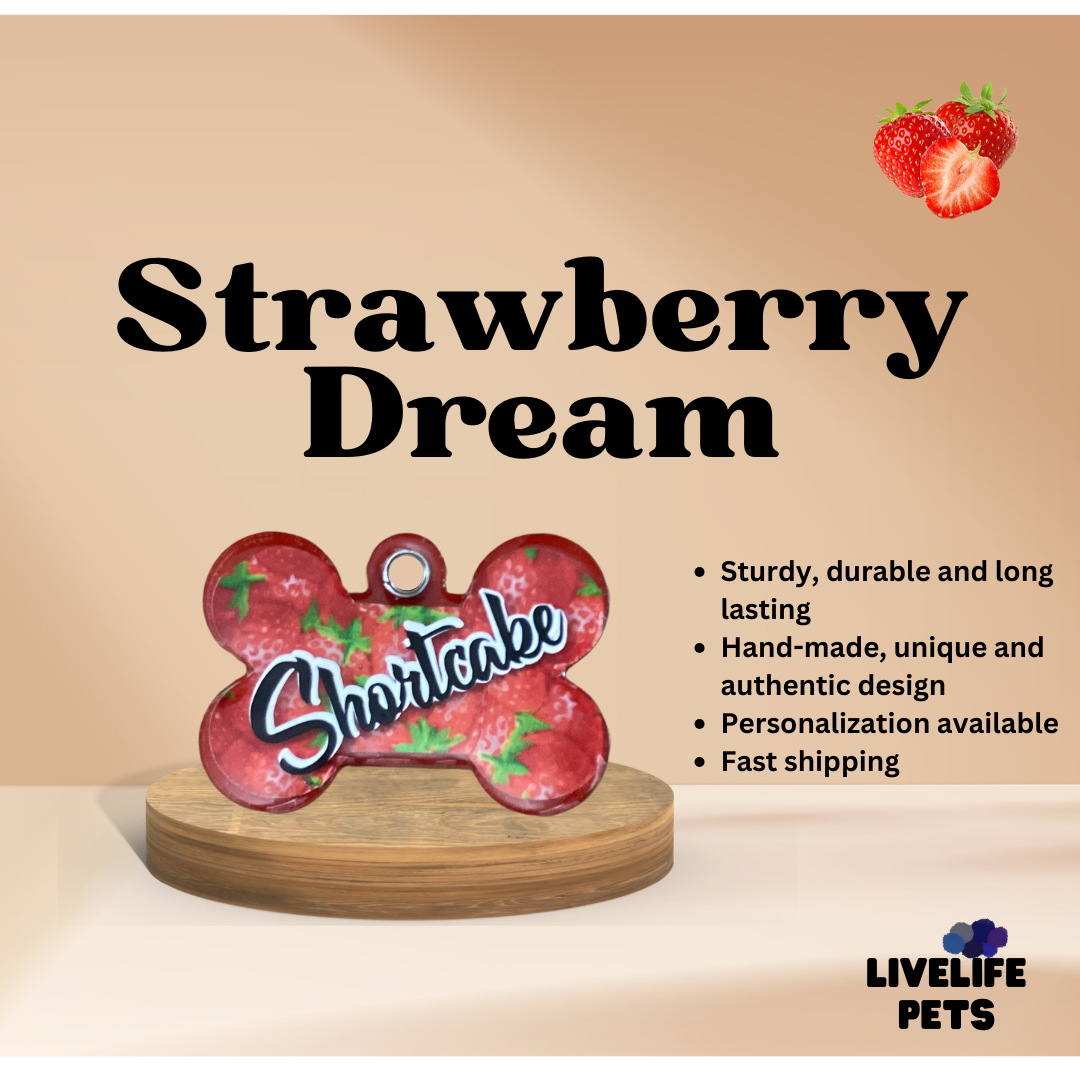 Strawberry Dream - Pet Tag